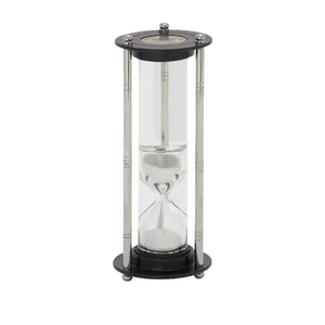 Reloj de Arena Decorativo para Mesa, Diseño Moderno con Detalles Náuticos para Decoración de Oficina, Reloj de Arena de Metal Dorado a Precio de Mayoreo - Product Image 6
