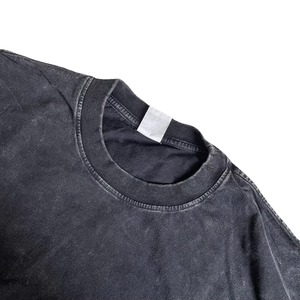 T-shirt vintage personnalisable 100% coton pour hommes, poids lourd, lavage à l'acide 250Gsm, coupe surdimensionnée, vêtements vierges de haute qualité - Product Image 5