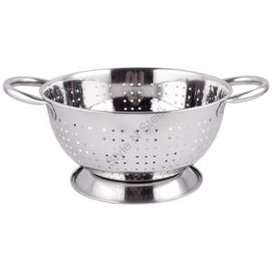 สแตนเลสขายส่งคอลานเดอร์มุกระดับพรีเมียมพร้อมที่จับท่อและดีไซน์คลาสสิกมีสไตล์ - Product Image 1