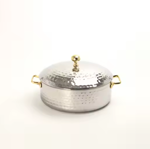 Décoration de cuisine en métal pour fêtes de mariage, meilleure qualité, marmites uniques martelées - Product Image 6