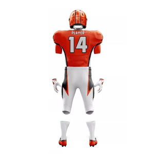 Nouveaux uniformes de football américain de style moderne, ensemble de vêtements de sport en polyester de haute qualité, uniformes de football américain, service OEM - Product Image 3