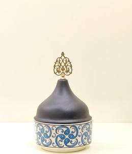 Arabic Black <b>Lid</b> Dates <b>Serving</b> <b>Bowl</b> Box for Ramadan in Customized Finished Latest Look Modern Design Pot for <b>Serving</b> Use - Product Image 5