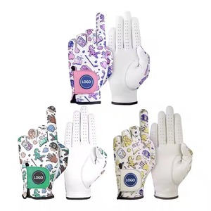 Precio de fábrica Guantes de golf de cuero Cabretta Gran calidad Logotipo personalizado Guantes de golf adecuados para hombres - Product Image 3