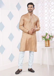 Outluk Added Kurta Pajama Collection Series Pintex Kurta Pyjama pour homme - Product Image 4