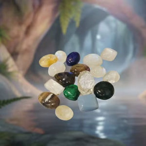 Piedras Preciosas Naturales de Alta Calidad, Mezcla Curativa, Cabujones Planos Semi-Ovalados, Piedras Preciosas Sueltas Naturales - Product Image 2