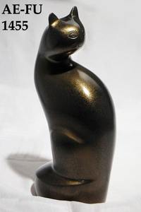 Estatuilla de gato de latón macizo, urna de cremación, urna decorativa de estilo americano para honrar a las mascotas y el amor y la lealtad incondicionales - Product Image 3