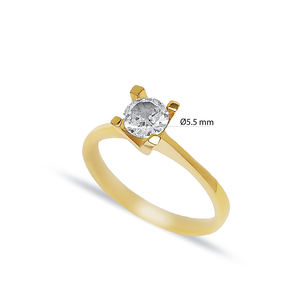 แหวนหมั้นเงินแท้ 925 ประดับเพชร CZ แบบคลัสเตอร์ ขายส่งเครื่องประดับเงินแท้ 925 - Product Image 2