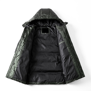 Vente chaude Nouveau design de qualité supérieure Veste en duvet à bulles pour hommes Veste à bulles à fermeture éclair pour hommes - Product Image 4