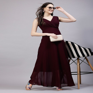 Vestido de verano de alta calidad para mujer personalizado hasta el suelo elegante lazo de encaje Paisley fabricante de ropa hecha a mano - Product Image 4