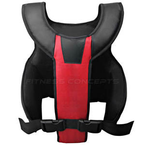 Protège-poitrine en cuir PU de haute qualité pour le taekwondo et les arts martiaux Produit de boxe de haute qualité en vente - Product Image 2