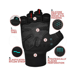 Recién llegado, ropa de entrenamiento, guantes de levantamiento de pesas, entrenamiento físico, guantes de levantamiento de pesas para adultos - Product Image 4