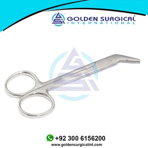 กรรไกรตัดลวดจัดฟันและครอบฟัน ขนาด 4.75 นิ้ว ใบมีดหยักแบบมุม สำหรับงานทันตกรรมและเครื่องมือทำฟันปลอม - Product Image 2