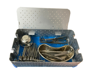 ชุดเครื่องมืออะลูมิเนียมชุบสารอโนไดซ์แบบแมนนวลชุดถาดพื้นฐานเครื่องมือผ่าตัด - Product Image 2