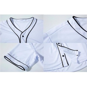 Camiseta de béisbol deportiva informal personalizada de alta calidad, los mejores conjuntos de Jersey y pantalón de poliéster con diseño de logotipo impreso - Product Image 6