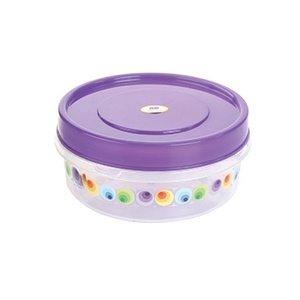 Round Plastic Food Storage Box 750 ml - Product Image 3