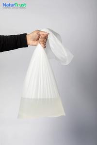 Flexible Cornstarch <b>Bag</b> Biodegradable <b>Compostable</b> for Vegetable Shopping Custom Print T Shirt Carry <b>Bag</b> - Product Image 4