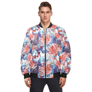 Meilleur fournisseur 2025 Blouson d'aviateur à sublimation avec logo sur mesure pour hommes Blouson d'aviateur à sublimation tendance pour hommes - Product Image 2