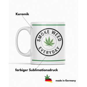 Taza de Cerámica con Diseño Novedoso de Fumar Marihuana para Regalos - Product Image 2