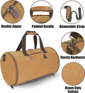 Qualité supérieure Vente à chaud Sac de sport rond en toile cirée pour hommes et femmes Sac de voyage du fabricant indien - Product Image 2