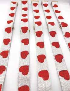 Correa de Bolso con Cuentas, Correa Cruzada con el Color del Equipo para Bolsas Transparentes de Estadio, Diseño Artesanal con Cuentas de Semillas - Product Image 3