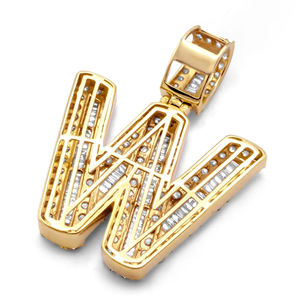 Nouveaux bijoux Hip Hop à la mode VVS haute qualité Moissanite diamant pendentif breloques 925 pendentif en argent pour les fêtes - Product Image 4