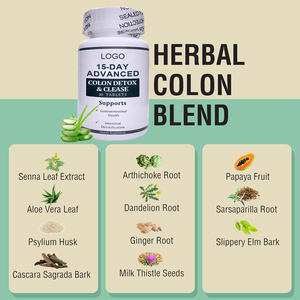 Chất lượng cao Aloe Vera Senna cây kế sữa hạt giống 15 ngày đại tràng làm sạch cai nghiện máy tính bảng cho hỗ trợ tiêu hóa và hỗ trợ mỏng - Product Image 3