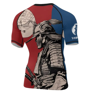 Hot Selling Custom Logo Design Long Sleeve Rash Guard for BJJ MMA Jiu Jitsu Training & Competition Breathable Sublimation <b>Print</b> - Product Image 2