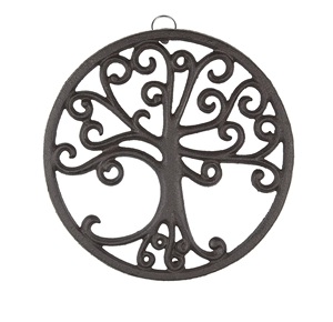 Cast Iron Round Shaped <b>Trivet</b> for Tableware Cast Iron <b>Trivet</b> for Tabletop Metal Plate Stand Elegant in Wholesale Cheap Price - Product Image 3