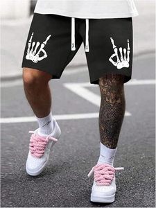 กางเกงขาสั้นสไตล์สตรีทโอเวอร์ไซส์ผ้าคอตตอน100% ทรงอินเทรนด์พิมพ์ลาย DTG หรือติดฉลากแบบธรรมดาที่กำหนดเองได้สั่งซื้อจำนวนมาก - Product Image 5