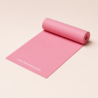 Banda de Resistencia de Látex para Yoga, 59x5.9 Pulgadas, Correa Elástica para Pilates, Fisioterapia, Entrenamiento de Fuerza, Regalos Directos de Fábrica