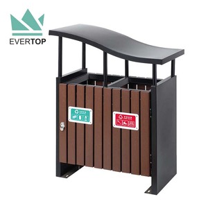 DA-200J di stoccaggio all'aperto per il Design bidoni della spazzatura in legno Tilt bidone della spazzatura all'aperto bidone della spazzatura mobili urbani riciclare <span class=keywords><strong>pattumiera</strong></span> all'aperto - Product Image 2