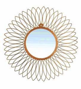 Miroir mural en fil de cuivre de conception Antique avec un Design classique différent pour la décoration de la maison et du bureau - Product Image 1