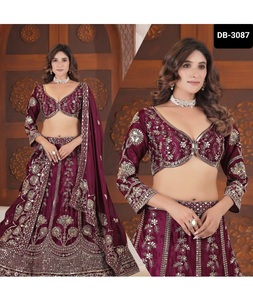 Lehenga choli กับ Chinon Silk dupatta - Product Image 1