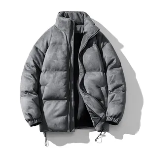 Abrigo con capucha de talla grande de alta calidad para hombre, chaqueta acolchada, cortavientos, chaqueta acolchada con burbujas para invierno - Product Image 5