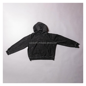 Sweat à capuche zippé uni personnalisé sweats à capuche pour hommes vente en gros de pullover lourds sweats à capuche de qualité supérieure sweat à capuche thermique à bas prix - Product Image 3