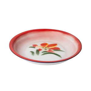 Assiette à soupe en acier inoxydable imprimée en émail de conception populaire - Product Image 3