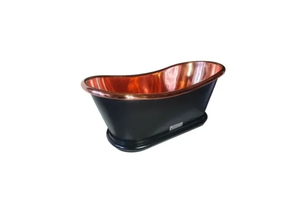 Bañera de cobre larga con patas de pie únicas, bañera de último diseño a precio razonable para accesorios de baño para el hogar - Product Image 4