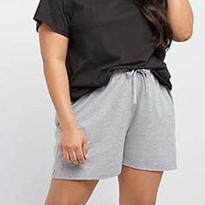 Pantalones cortos de mujer de talla grande de alta calidad gimnasio correr Jogger Fitness sudor algodón polar lavado estilo Atlético pantalones cortos secos para mujer - Product Image 1