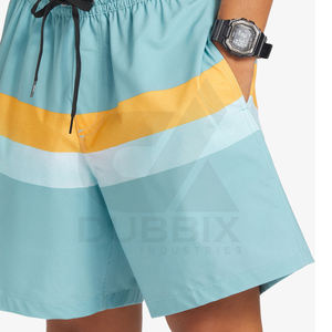 กางเกงขาสั้นชายหาดแห้งเร็วมาใหม่พร้อมโลโก้ที่กำหนดเองสไตล์ถนนสูง - Product Image 6