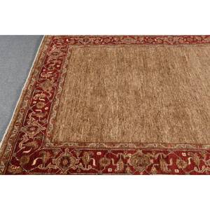 Alfombra Turca Vintage de Gran Tamaño, 5.7 x 8.6 pies, Diseño Clásico de Parches Marrón Rojizo, Material de Lana, Látex de 10 mm, Decoración para Pasillo o Habitación - Product Image 4