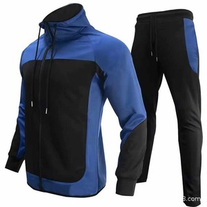 High Quality 100% Polyester Fitness Tracksuit Winter Sweatsuits with <b>Jackets</b> and Pants-Thick Heavy Breathable Wholesale - Product Image 6