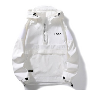 Chaqueta con Capucha de Poliéster 100% al por Mayor, Diseño OEM, Anorak Personalizado, Ropa Urbana para Hombre, Estilo Hip Hop, Cortavientos Informal para Hombre, Talla XS - Product Image 1