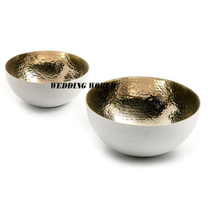 Bol à chocolat en aluminium finition or, qualité supérieure, fait main, bol à bonbons rond, bol à chocolat design - Product Image 2