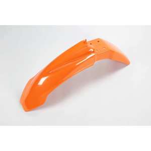 Parafango anteriore 127 arancione per parafanghi moto KTM SX 250 2003 2006 - Product Image 1