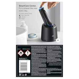 Rasoir Électrique Rechargeable Bleu pour Hommes, Utilisation Humide et Sèche, Système de Nettoyage, Cinq Lames Rotatives, Étanche IPX7, Qualité Allemande - Product Image 1