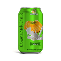 Boisson en purée aromatisée au lait de banane en conserve 330 ml 100% fournisseur Vietnamien