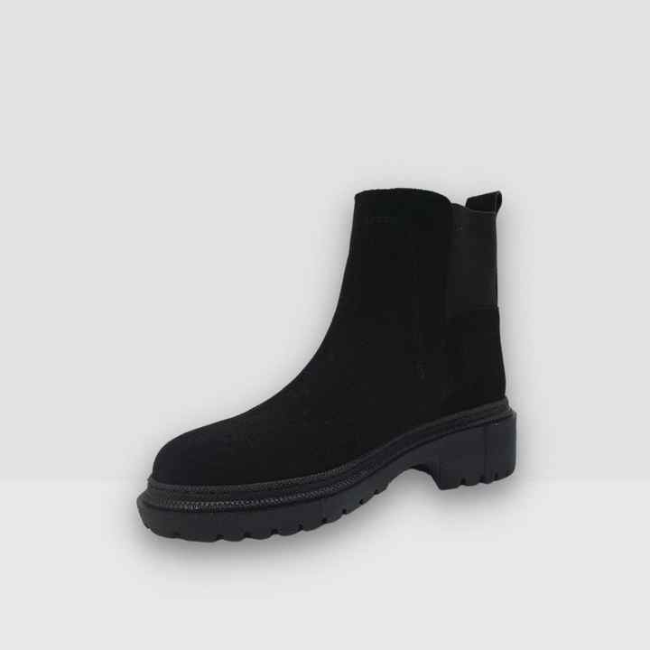 Hobby 24721 Genuine Suede Leather Chelsea Women's Daily Boots Model
