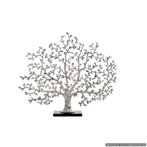 Sculpture d'arbre en métal brillant pour la décoration, sculpture fantaisie de qualité supérieure - Product Image 4
