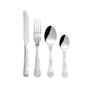 Fabuleux ensemble de couverts en métal de conception avec vernis à miroir à poignée royale pour la maison et le mariage ensembles de couverts de vaisselle de table - Product Image 6