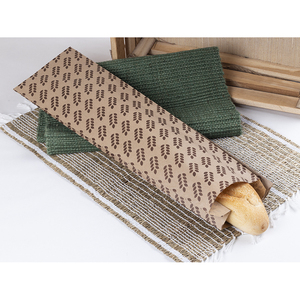 Bolsas de Papel Kraft para Alimentos con Diseño Espigas 7x50cm, 1000 Unidades, B2B - Product Image 1